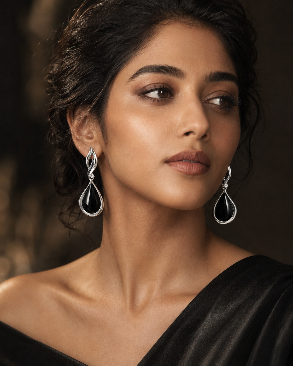 Onyx Drop Earrings