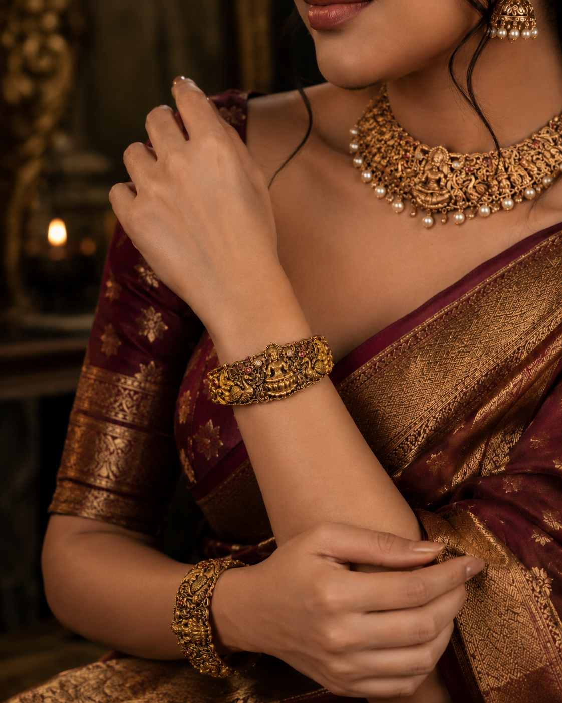 Antique Lakshmi Kada