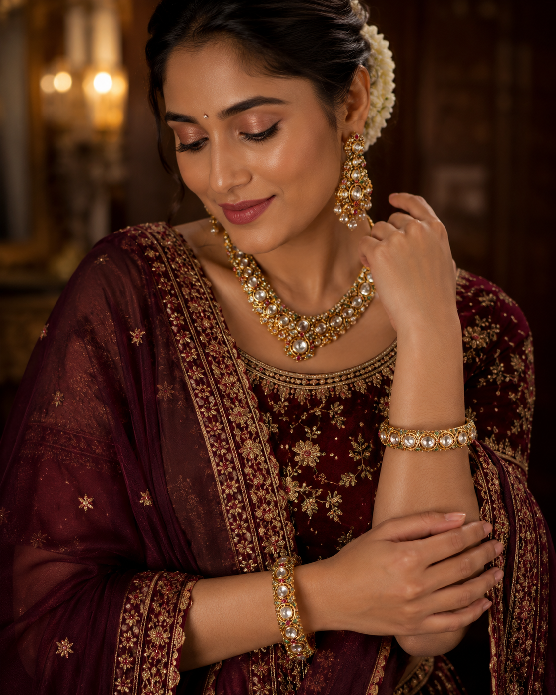 Heritage Polki Bangles
