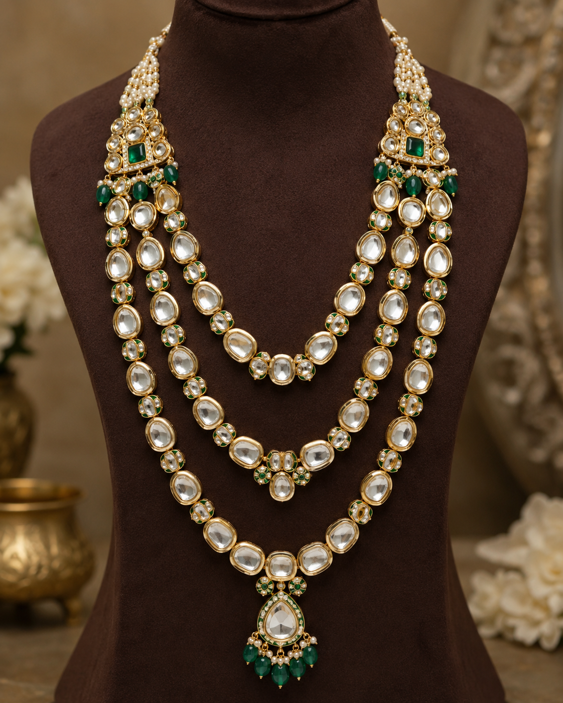 Layered Polki Mala