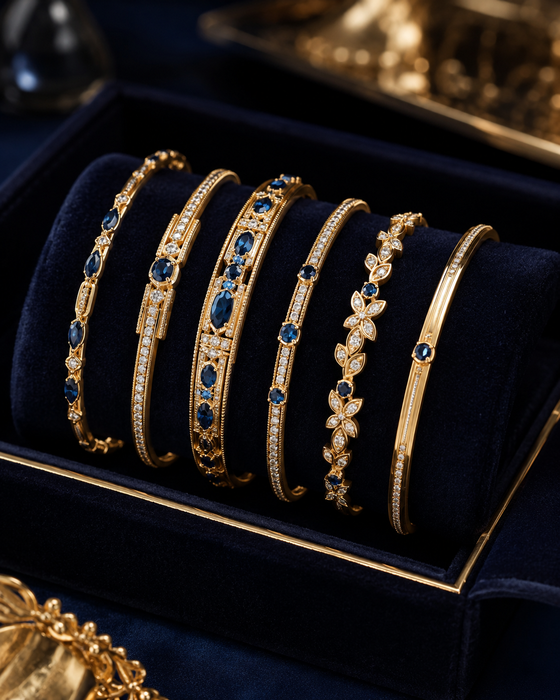 Heritage polki bangles