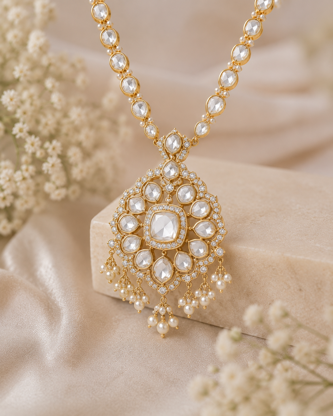 Royal Polki Diamond Pendant