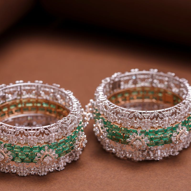 Heritage Polki Bangles
