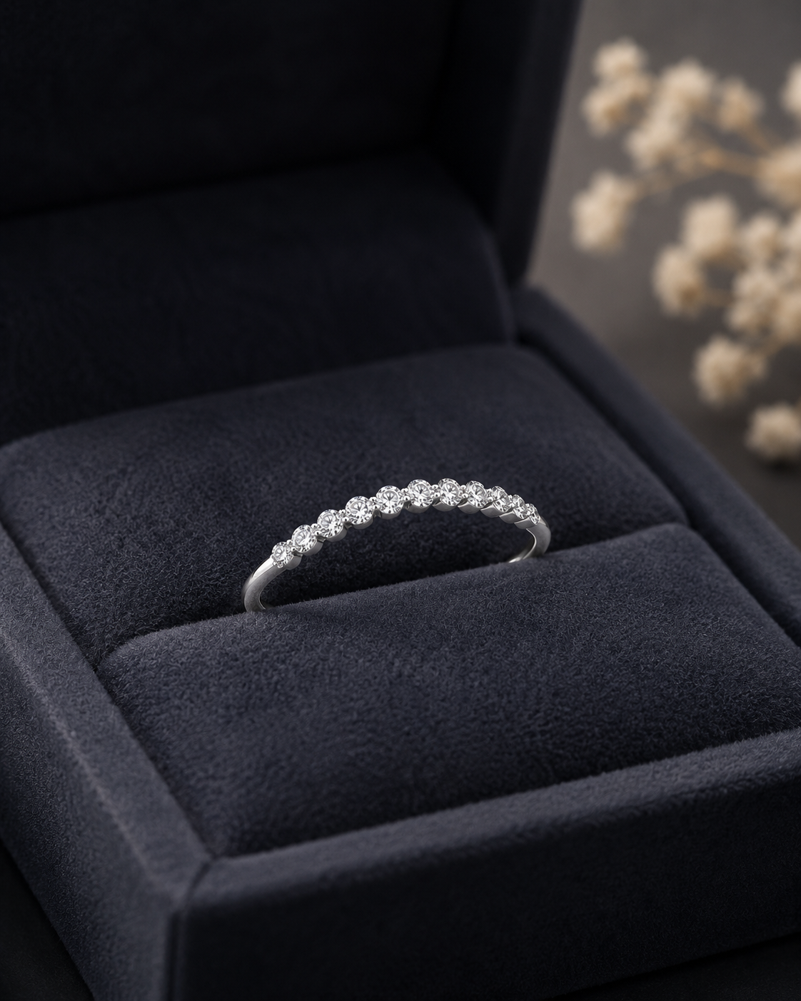 Platinum Diamond Eternity Band