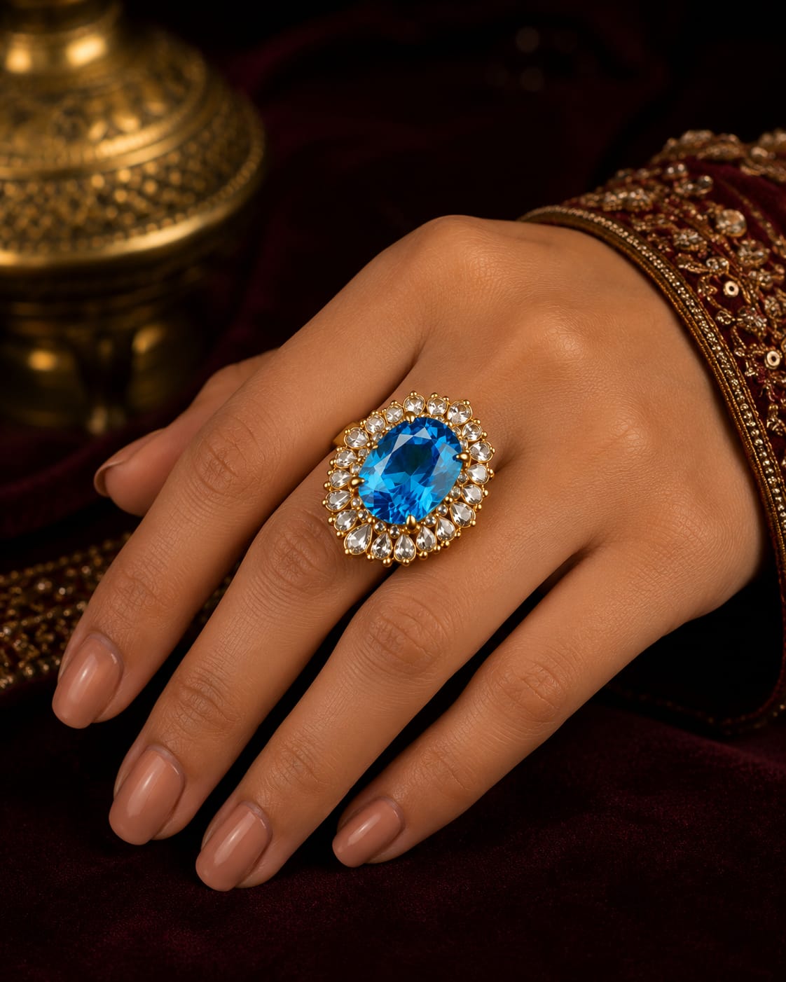 Topaz Cocktail Ring