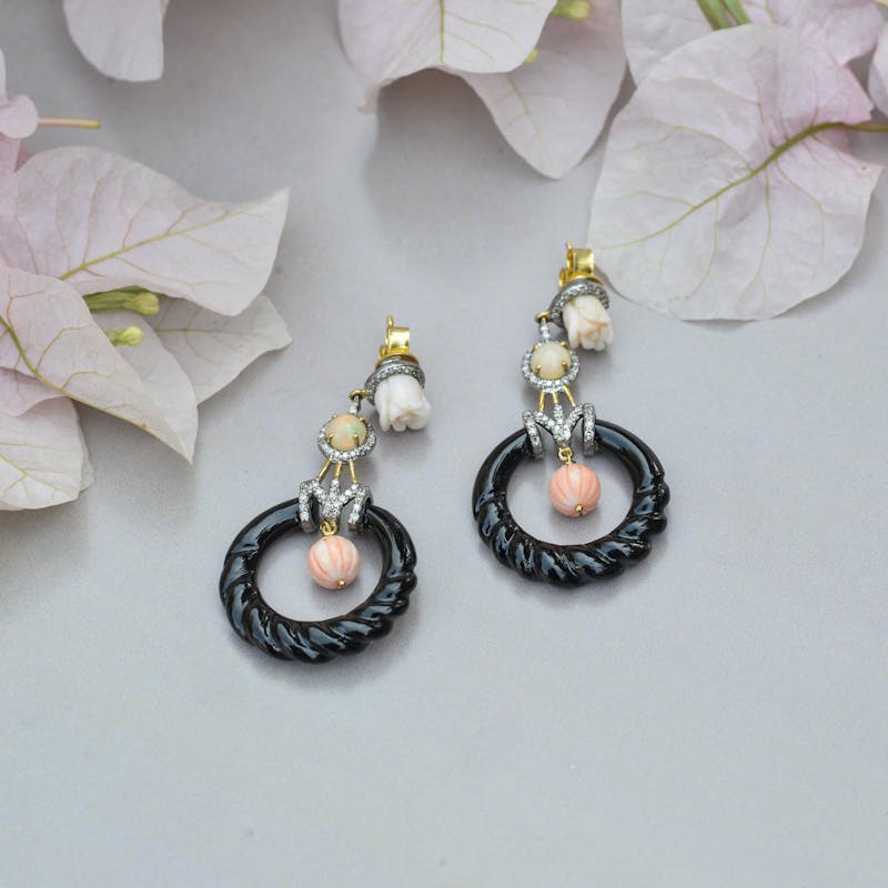 Onyx Drop Earrings