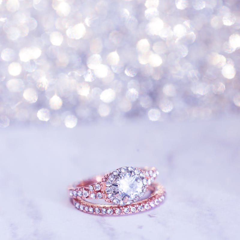22K Gold Solitaire Ring