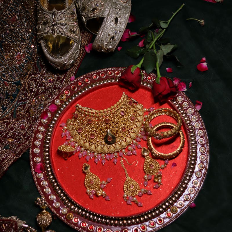 Antique Polki Half-Set